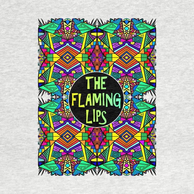 The Flaming Lips - Rainbow Pride Pattern by ShawnBallardDesigns